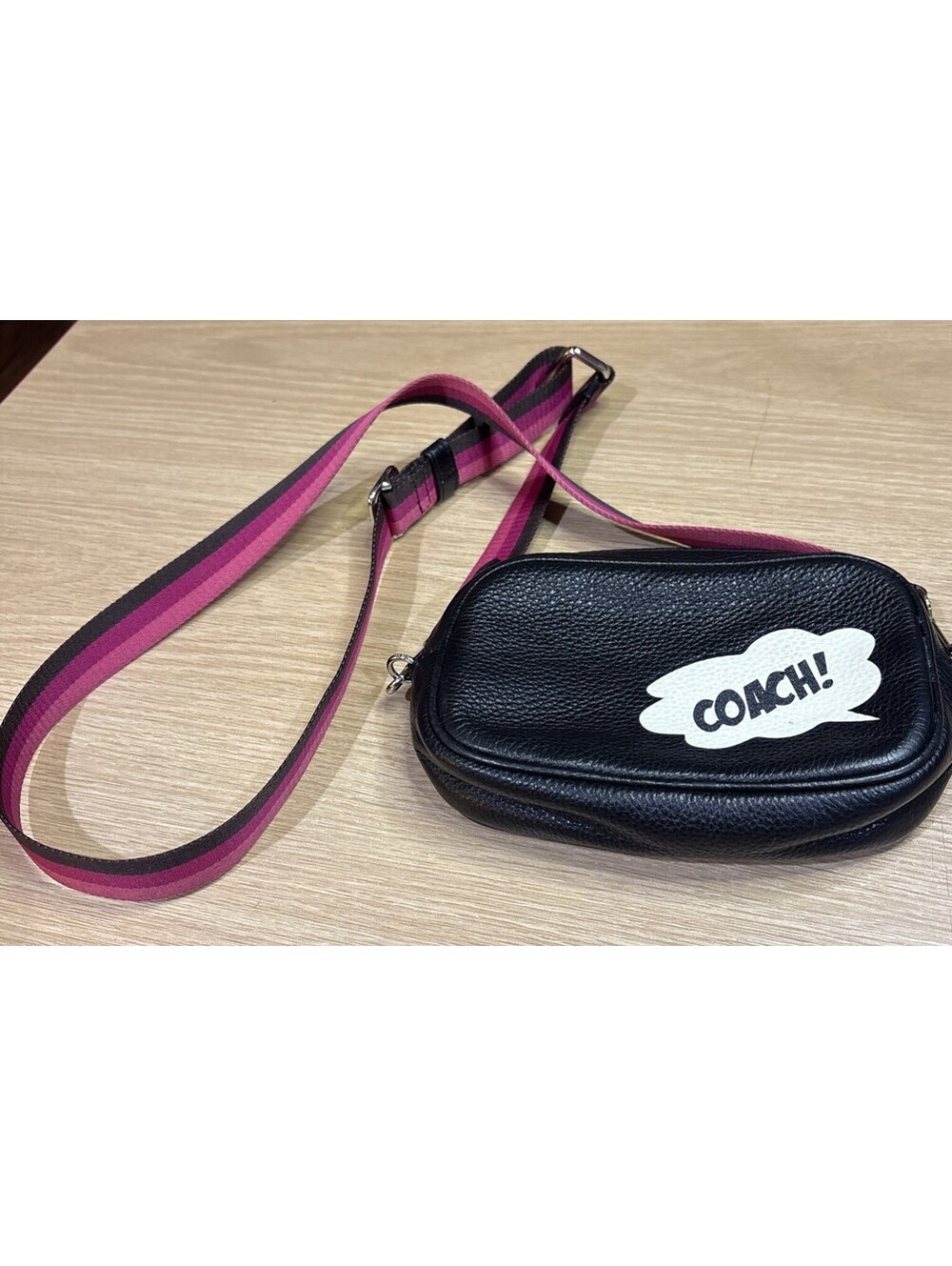 Coach X Marvel Convertible Belt Bag Crossbody D2080 Thought Bubble Black
